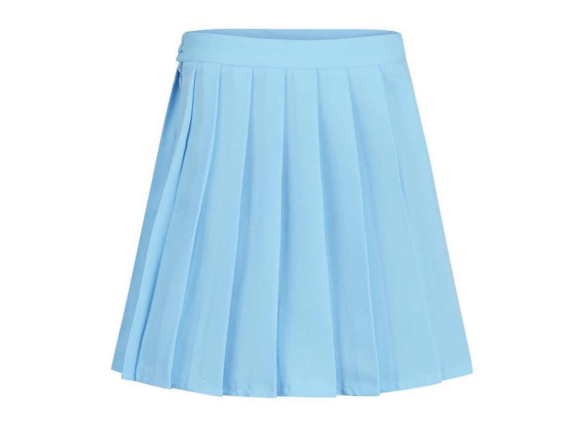 2026 falda de Tênis Plisada para Meninas Mystdiy Tamanho Xs a 3xl Comprimento Estampado Liso Poliéster e Algodão