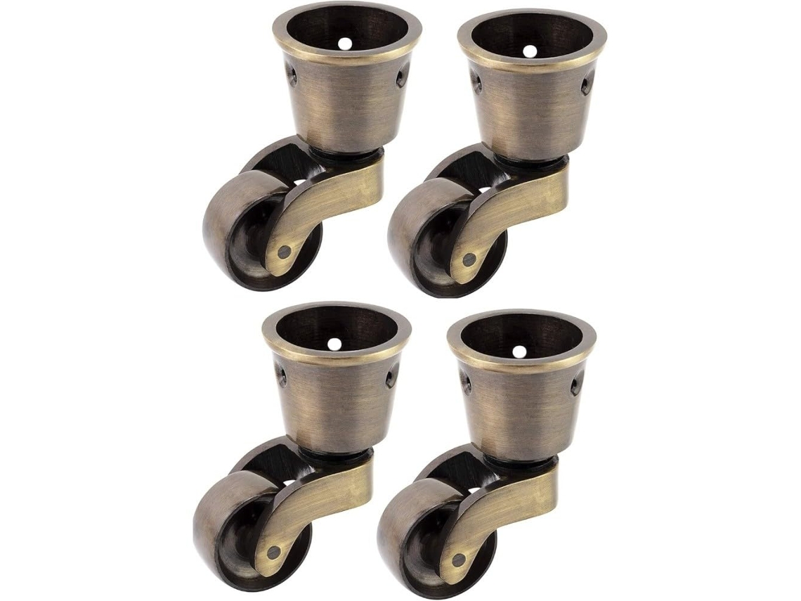 Conjunto de 4 Rodízios para 4 5 Mm 55 28, Proteção, Durável, Suave