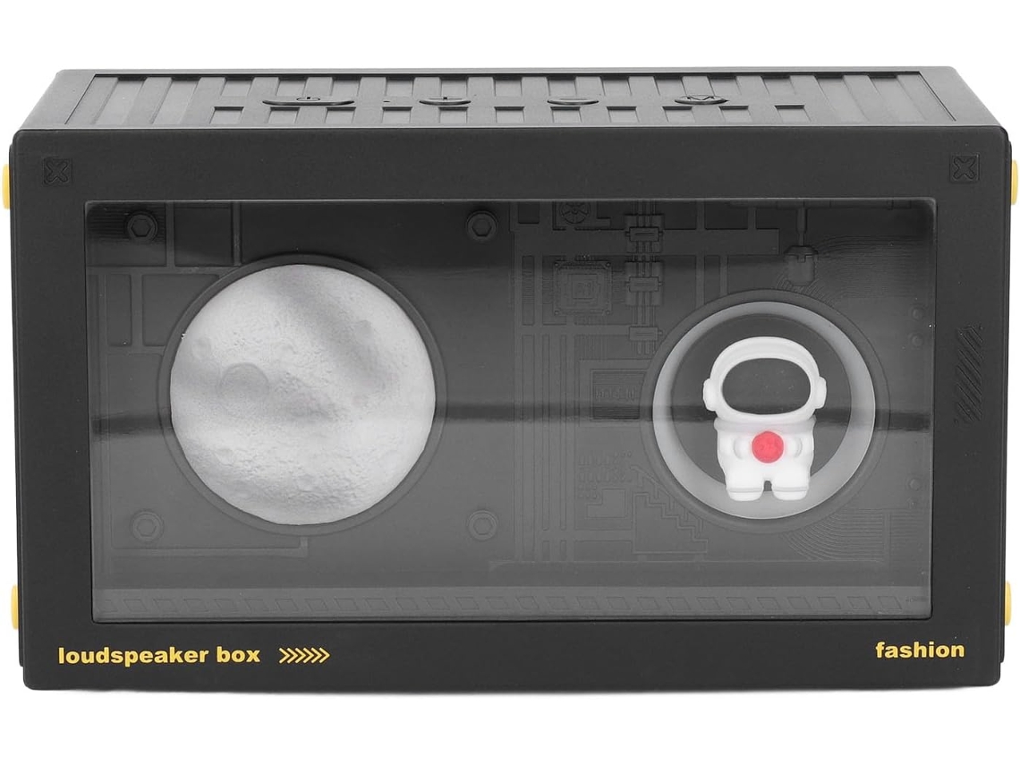 Caixa De Som Bluetooth Planet Night Light, Portátil, Com Som Surround Hifi De 360 Graus E Modo Aux ( Gokoco