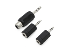 Conjunto 3 Adaptadores De Áudio Xin Yue 8070 Preto
