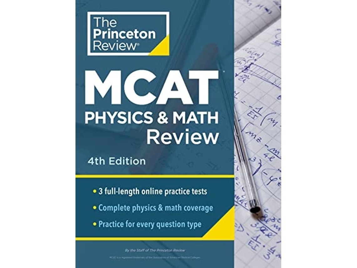 Livro Princeton Review MCAT Physics and Math Review de The Princeton Review (Inglês)