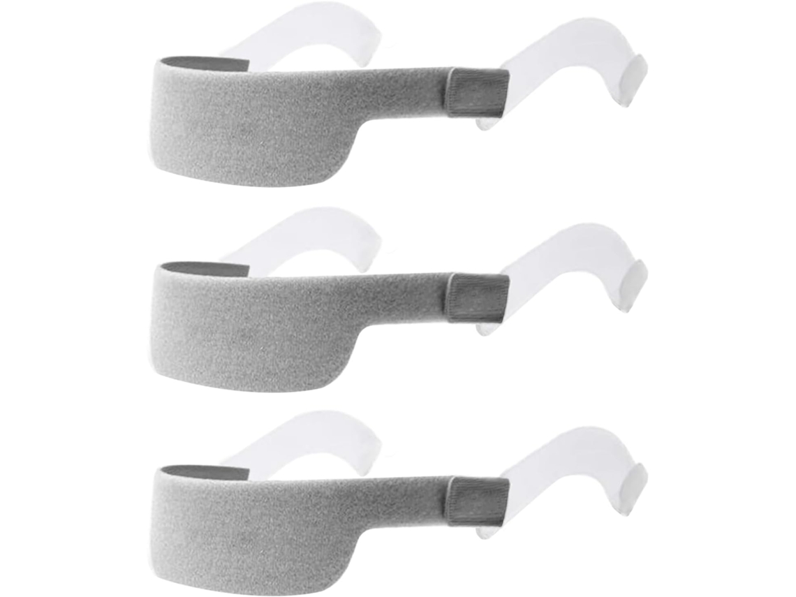 Kit com 3 Faixas de Cabeça de Substituição para Cpap com Suporte, de Macia e Ajustável AQUAFORGE