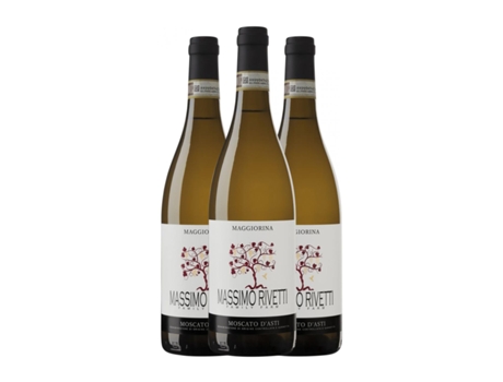 Vinho doce MASSIMO RIVETTI Mascate Branco Moscato d'Asti (0.75 L - 3 Unidades)