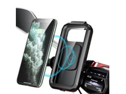 Suporte para Celular Moto com Carregamento Sem Fio Waterproof Business
