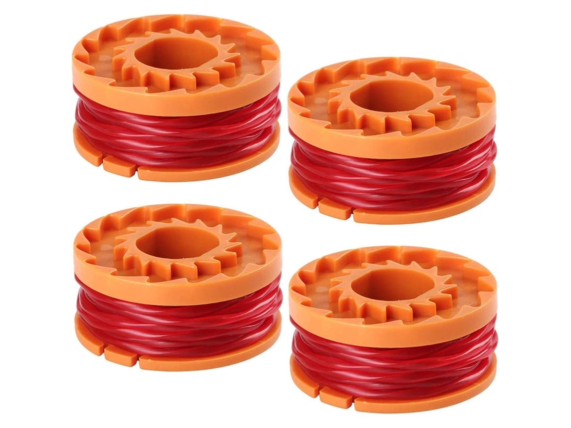 Linha De Recortador 10ft Para Worx Wg150 Wg151 Wg152 Wg155 Wg165 Wg166 - Pacote De 4