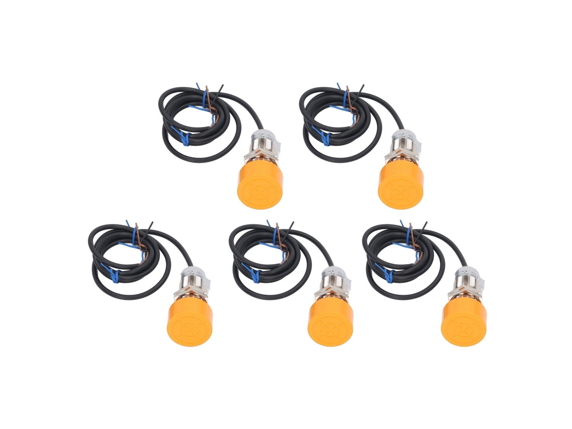 Sensor De Proximidade Redondo Pnp 6-36vdc 5pcs