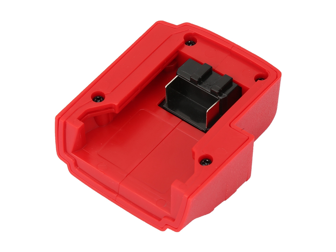 Adaptador de conversão de energia USB para bateria Milwaukee 49 24 2371 M18 com interruptor de controle.