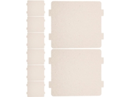 Conjunto de 8 Placas Mica Substituição para Fornos Micro Ondas com Proteção Térmica Eficiente, CHABERLU