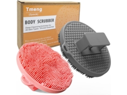 Escova De Silicone Para Banho, Que Proporciona Esfoliação Suave E Espuma Com Esfoliante Sabonete Líquido Para O Corpo