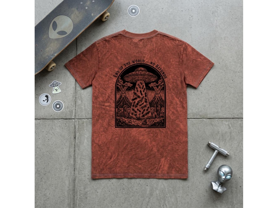 T-shirt Ghettoblaster Alien Ramp Prata