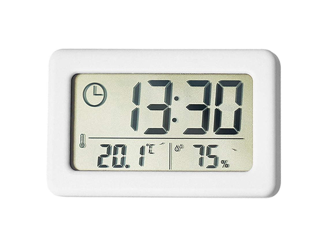 Relógio Simples Leve e Fino Relógio Eletrônico de Temperatura e Umidade Relógio Conveniente