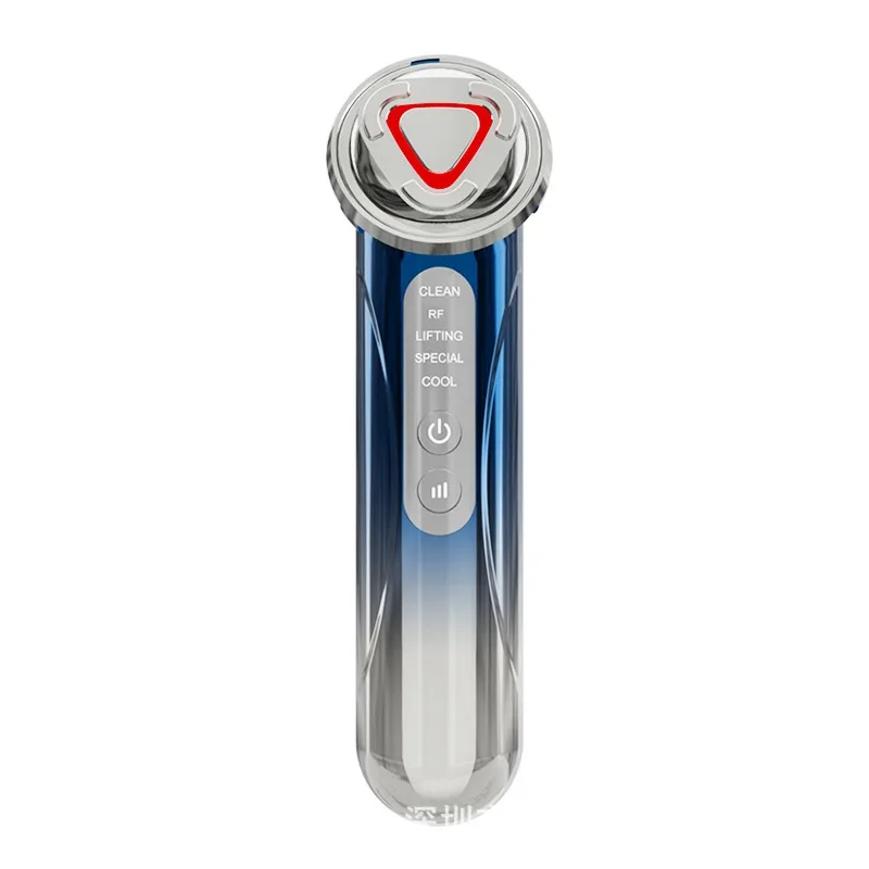 (azul) Massageador Facial Elétrico Portátil