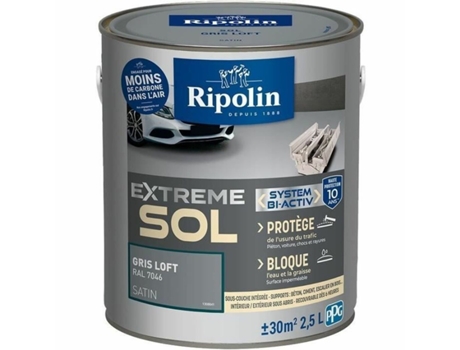 Tinta De Primário Ripolin Cinzento Acetinado 2,5 L