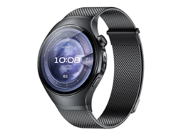 Bracelete para Huawei Watch 5 Aço Inoxidável Milanês Magnético Botão de Pressão Preta XIAOMOYU (46mm)
