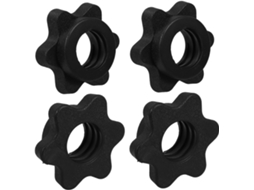 Lifkome Porcas Sextavadas Autotravantes Pretas De 2,5 Cm Para Barras