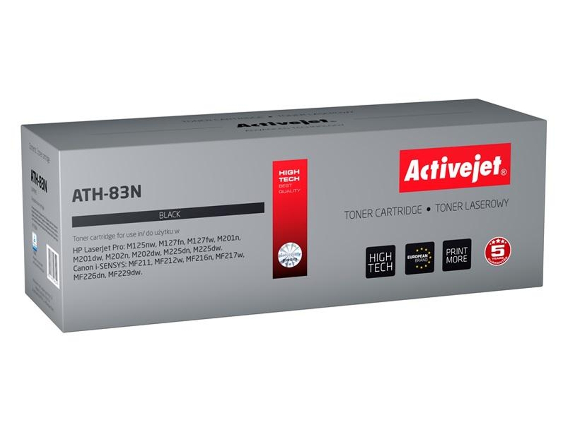 Activejet Ath-83N Toner 1 Unidades Compatível Preto