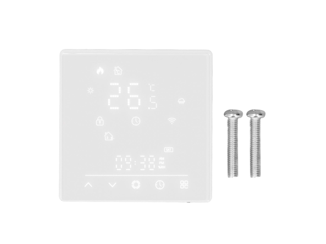 Termostato Inteligente Interruptor de Controle de Temperatura para Aquecimento Elétrico Residencial 16a 95 240v Ca Branco S/MARCA