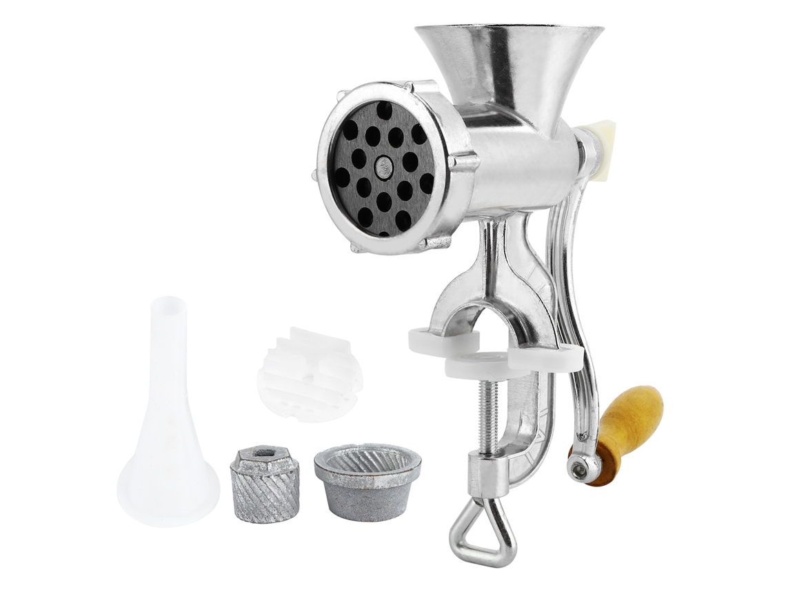 Moedor de carne manual enfarçador de salsicha moinho de carne manual para porco e boi | S/MARCA