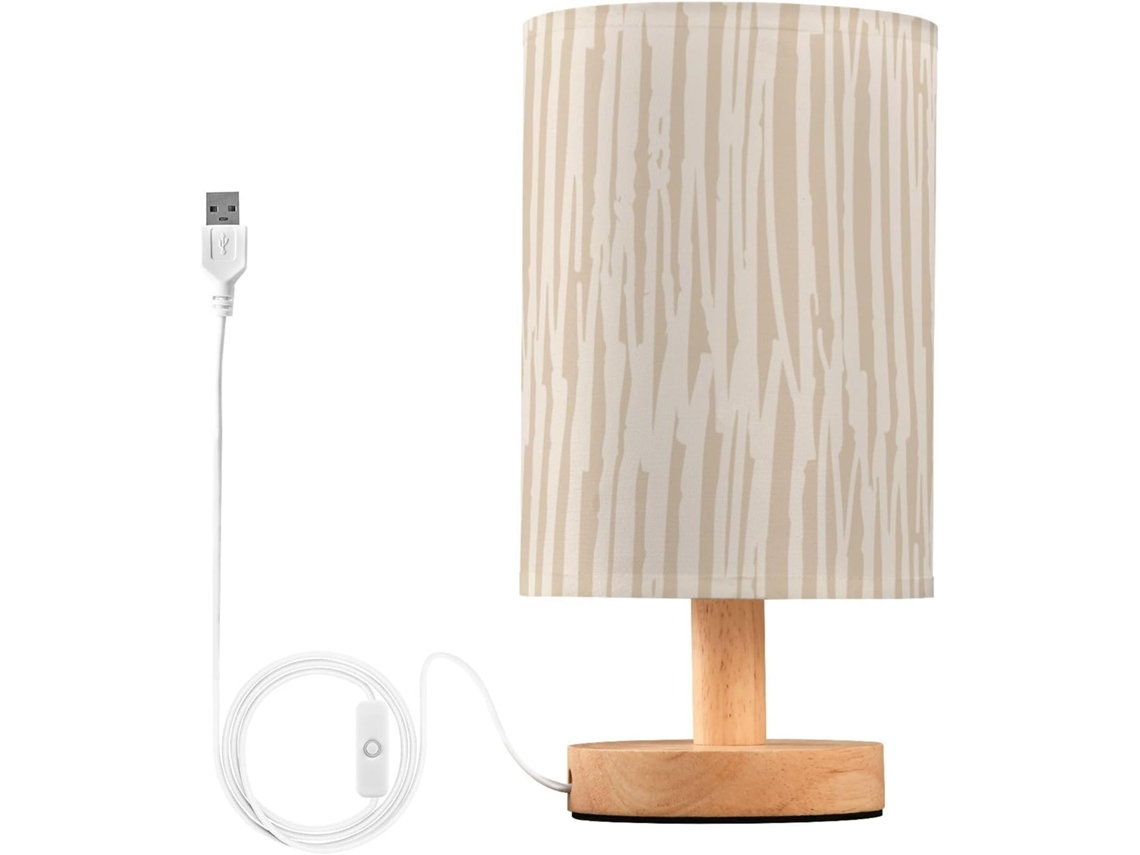 Luminária de mesa Kll com base em arte abstrata 48 para quarto de menina