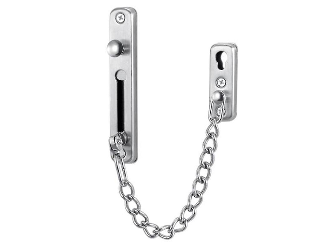Corrente De Segurança Para Porta, Trava Corrente, Porta Em Aço Inoxidável Fundido, Frontal Com Proteção Contra Arranhões E Parafusos, Ferrag