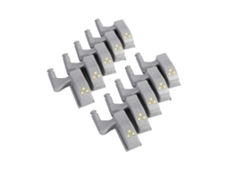 2026 10 Peças de Luz Led para Dobradiças de Armário, Gabinete, Closet e Wardrobe Residencial Cozinha (branco Quente)