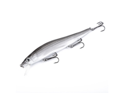 Isca Artificial Minnow Vivida para Pesca com Cauda Longa a