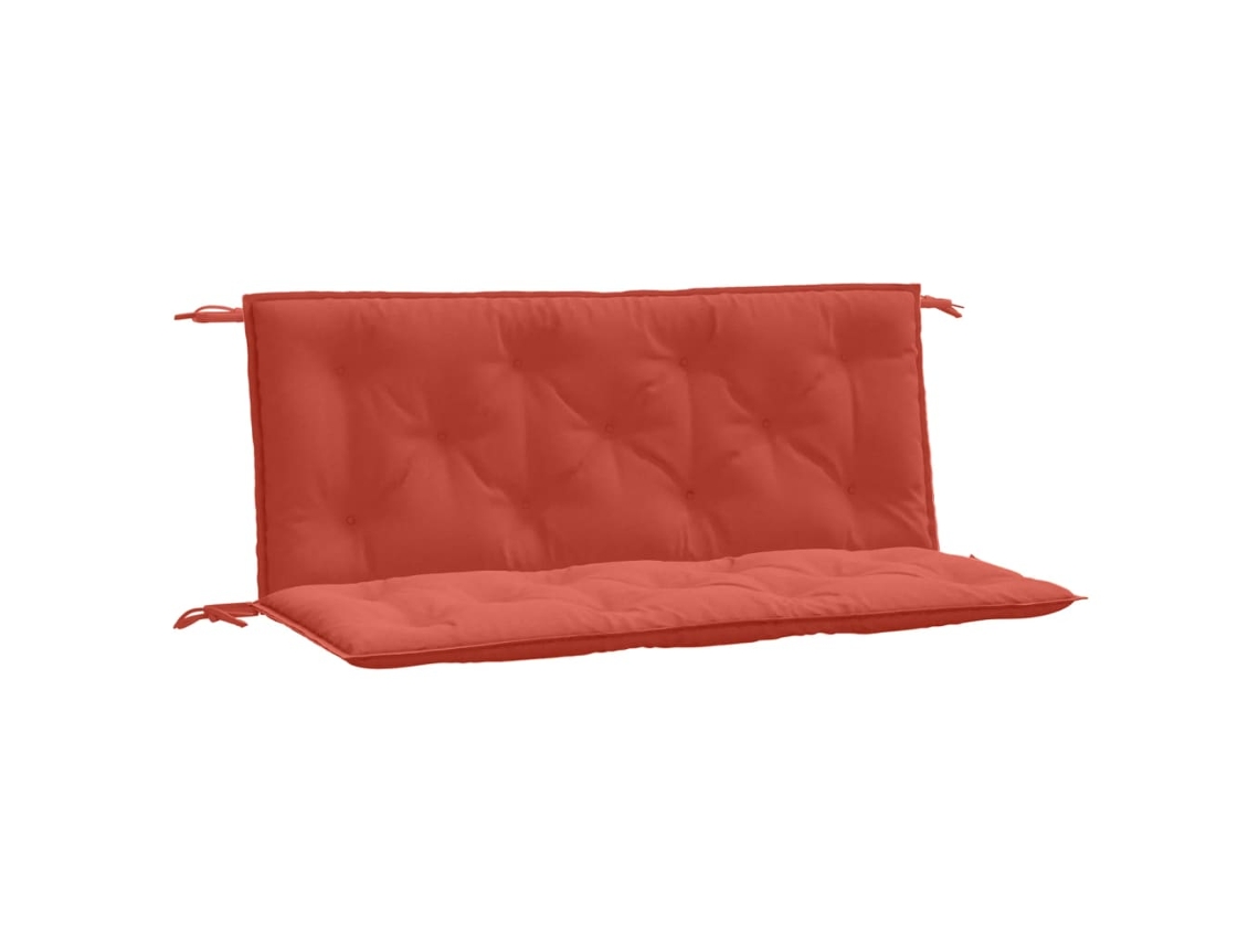 Garden Bench Cushion, Garden Bench Cushions Vidaxl Vermelho Tecido (120 X 50 X 7 Cm)