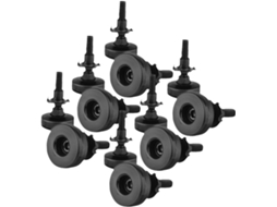 Sewacc Conjunto De 12 Pés Niveladores Ajustáveis Para Móveis, Resistentes E Com Rosca, Para Mesas, Cadeiras, Armários E