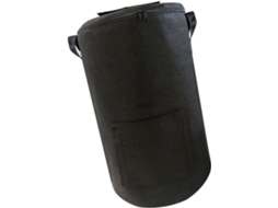 Saco Grande Preto Para Resíduos De Jardim Com Pontos Acesso Ao Solo,