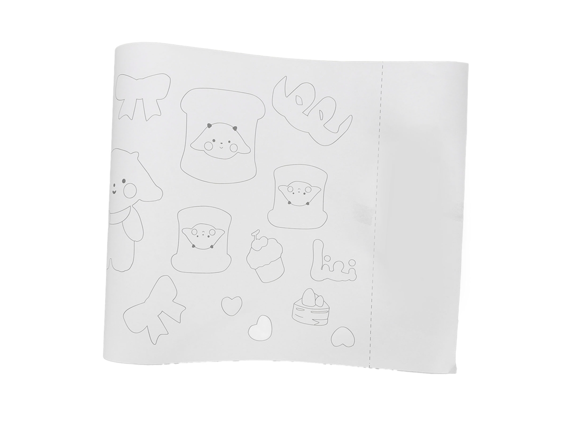 Roll De Papel Para Colorear Para Niños Com Padrões Animais 32.8ft Para Manuais E Desenho