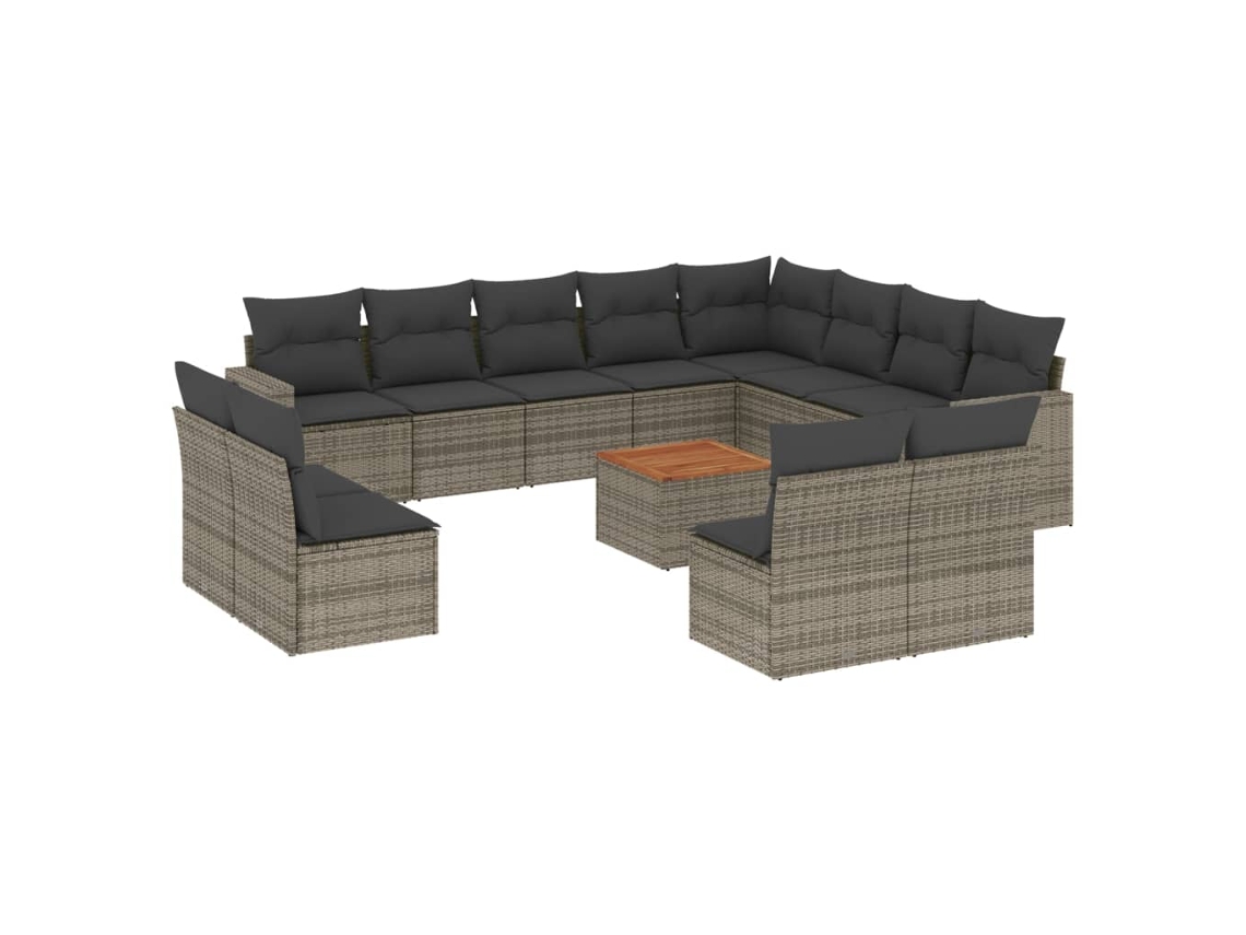 Garden Sofa Set, Garden Sofa Sets Vidaxl Cinzeto Rattan / Vime (n/a)
