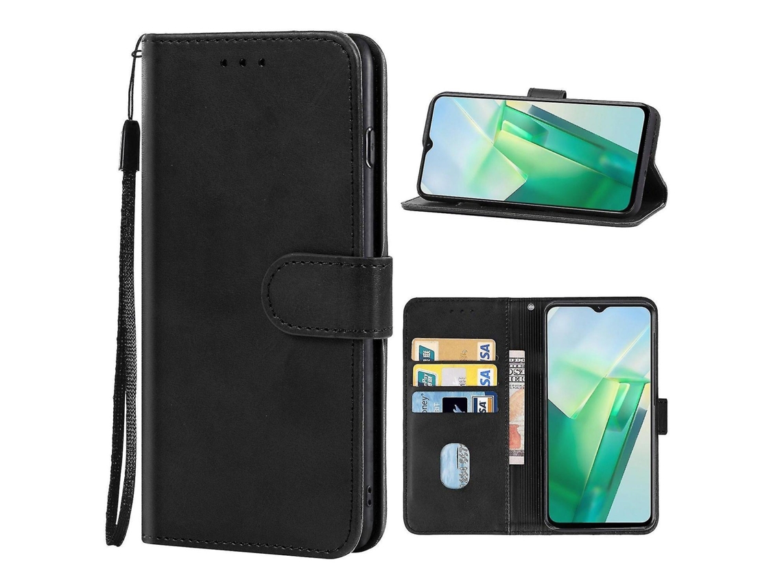Capa De Couro Para Celular Vivo T2x