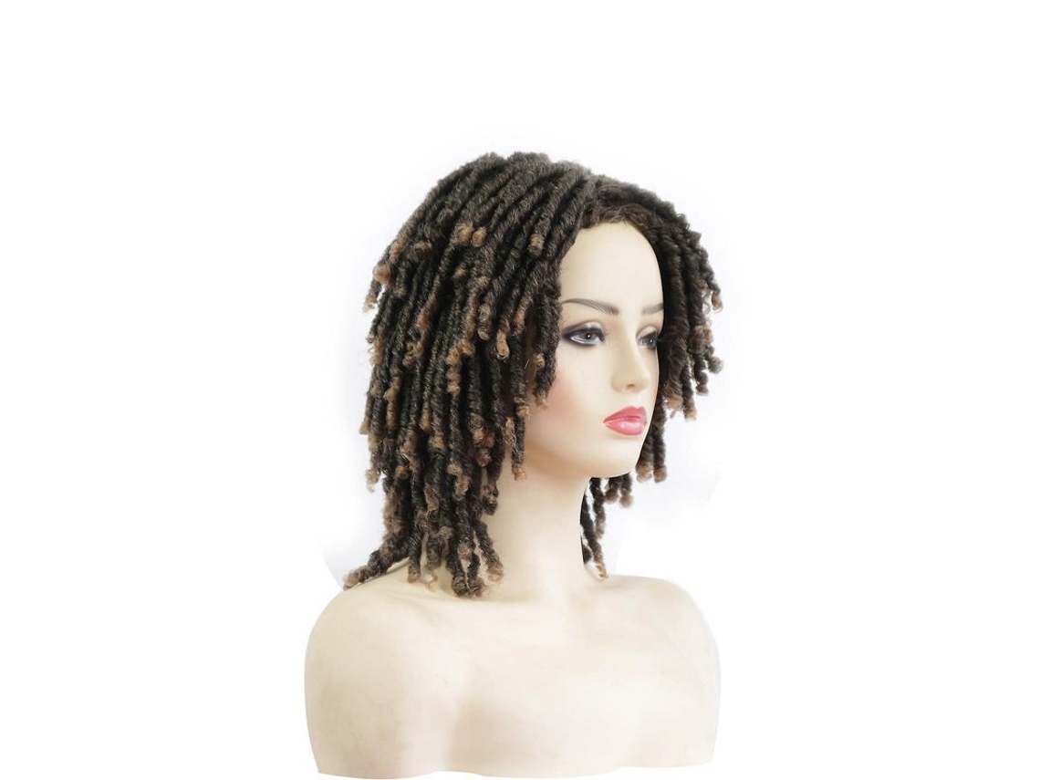 2026 peluca de Trenzas Sucias Tejidas a Crochet África Volumen Pequeño Fibra Química