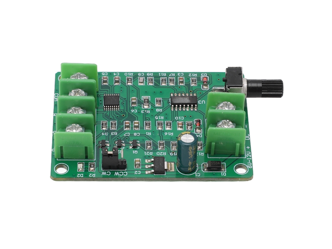Módulo controlador de velocidade de motor sem escovas ecológico. Fiação simples, baixo esforço, proteção múltipla rápida, 7-12 V CC.
