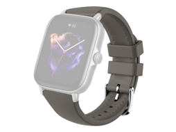 Pulseira de silicone de 20 mm para relógio inteligente Huami Amazfit GTS 4/3/2/mini/bip com fivela em U para bicicleta elétrica