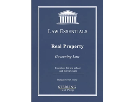 Livro Real Property Law Essentials Governing Law for Law School and Bar Exam Prep de Sterling Test Prep Dr Frank J Addivinola (Inglês)