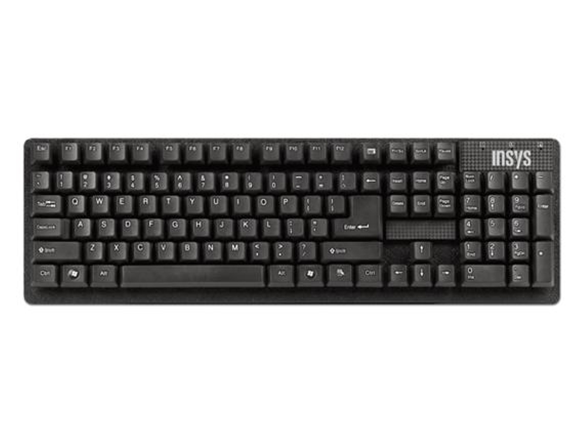 Teclado INSYS Mt8-K202 (Português - Preto) | Worten.pt