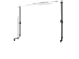 Suporte De Fundo Para Fotografia, Design Móvel, Configuração Ajustável, 2x3m Tecido Branco