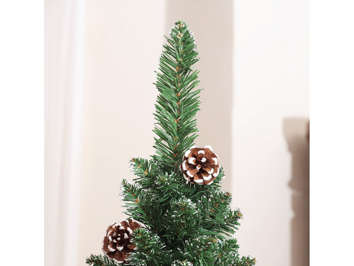 Árvore De Natal Artificial, Em Aço, Plástico, Cor Verde