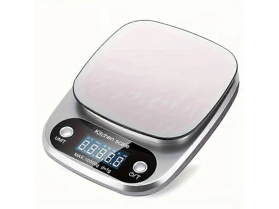 Balança Digital De Cozinha Com Controle Voz, 5kg/11lb, Falante Lcd Retroiluminado, Para Cozinhar, Assar, Churrasco - Acessórios E