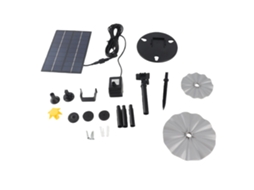 Laxiscreed Fonte Solar Para Exterior, Bomba De Água 4w, Kit Modernizado