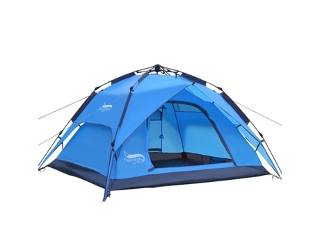 Tenda Automática para 3-4 Pessoas, Fácil Configuração Instantânea Mochila Protable para Abrigo Solar, Viajar, Caminhar