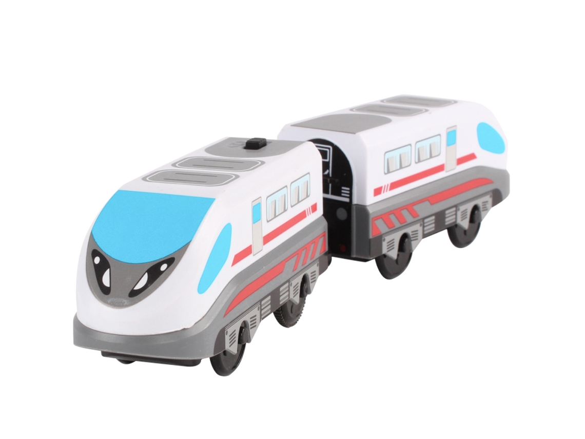 Mali brinquedo de Trem Elétrico com Trilhos Magnéticos Hape Clássico para Crianças