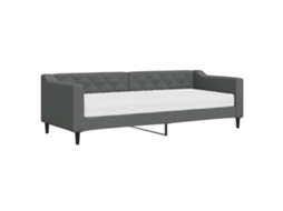 Daybed With Mattress, Daybeds With Mattresses Vidaxl Cinzeto Tecido (80 X 200 Cm)