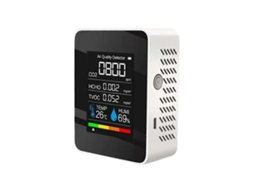 Medidor De Qualidade Do Ar 5 Em 1 Para Co2, Faixa 400,5000 Ppm, Branco