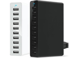Carregador Usb de 60 W com 10 Portas para Estação de Carregamento, Estação de Acoplamento e Carregamento Múltiplo. SFUSHOS