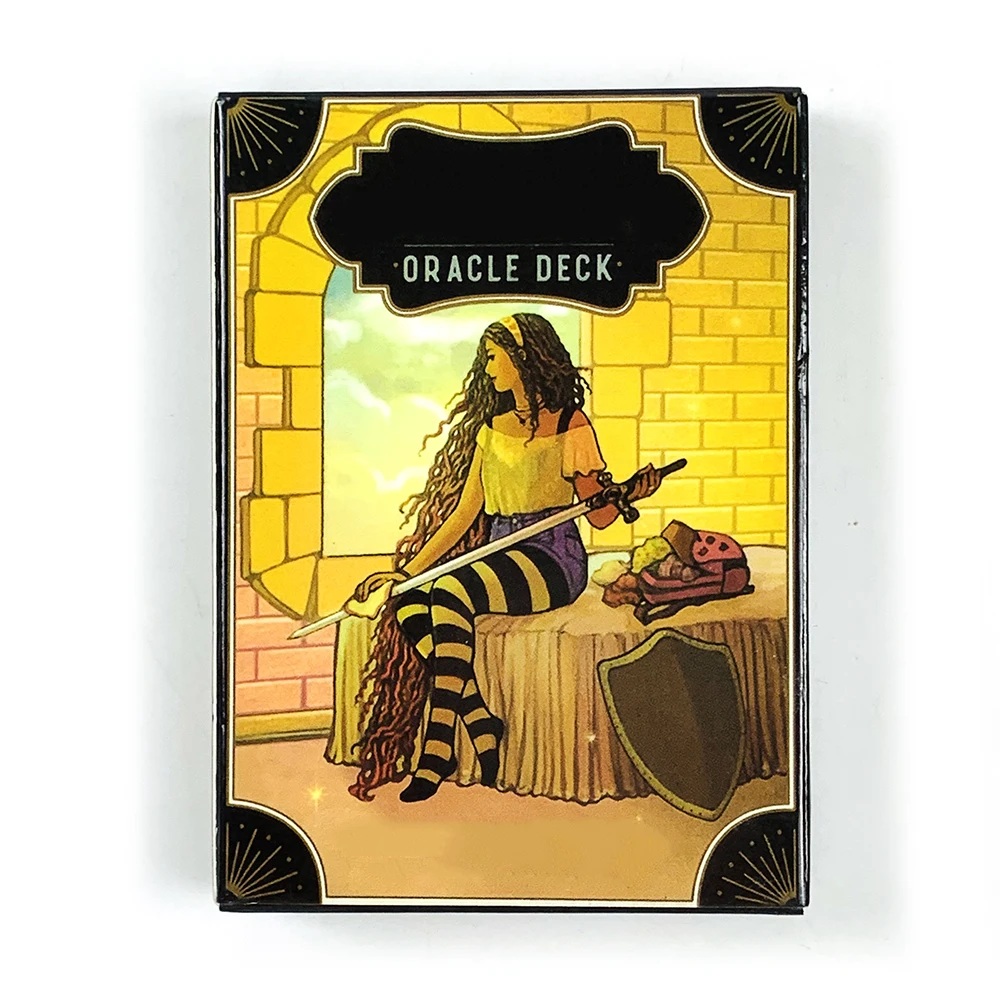 um Conjunto Novinho em Folha com 46 Cartas de Oráculo, o Jogo de Tabuleiro Perfeito para Festas Casuais Entre Meninas e Mulheres. MDUG