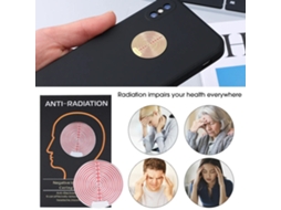 10 Peças Protetor Anti-radiação Escudo Proteção Emf Celular Adesivo Bloqueador Emr - Prateado SUNNY SPACES