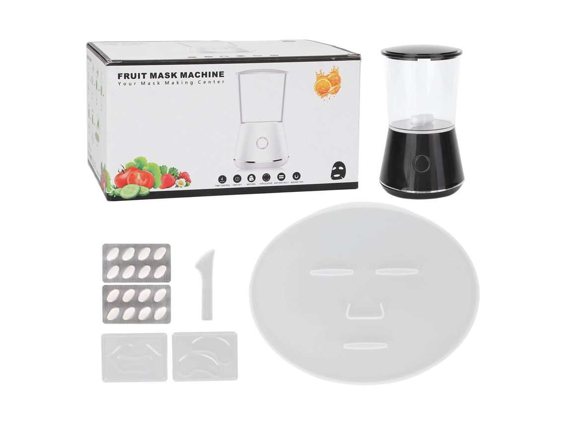 Máquina De Fazer Máscaras Faciais Diy De Frutas E Legumes Com Moldes Para Olhos E Lábios