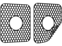 Conjunto De 2-tapetes Silicone Para Pia, Antiderrapantes, Resistentes Ao Calor, Protetores Para Pia De Cozinha Com